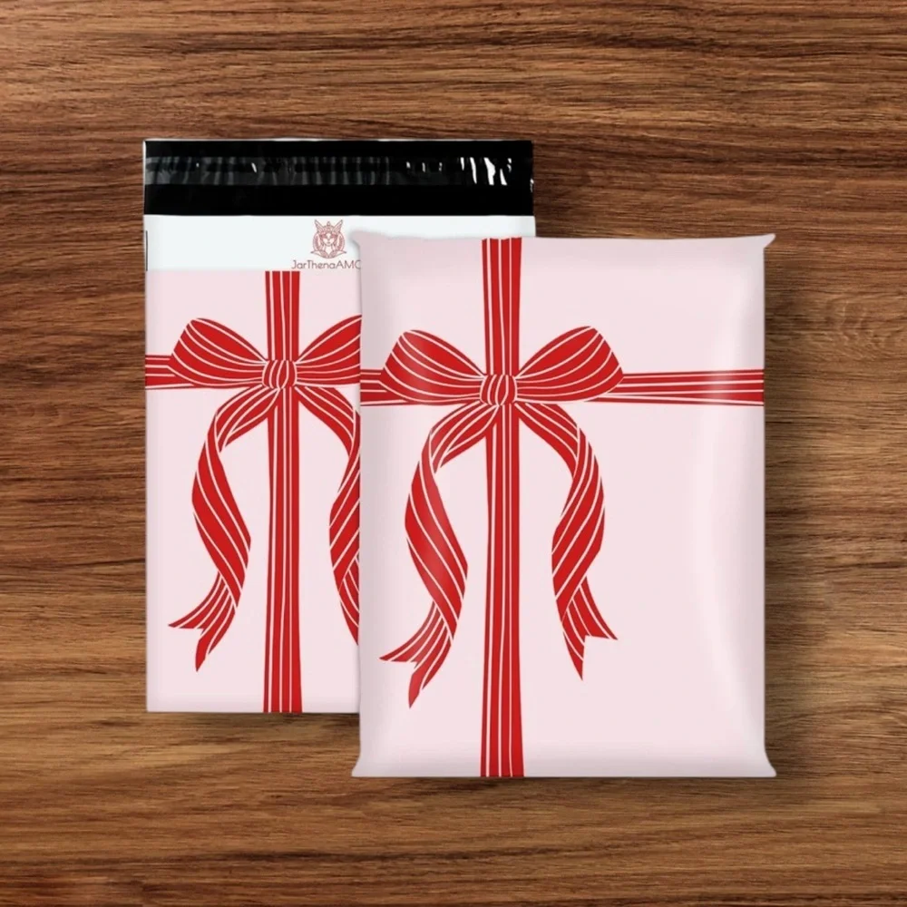 (10) 10x13 Christmas Poly Mailers
